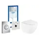 Комплект инсталляция с унитазом Grohe 530594 цвет белый