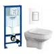 Комплект инсталляция с унитазом Grohe 681378 цвет белый