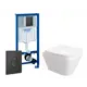 Комплект инсталляция с унитазом Grohe 553378 цвет белый