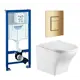 Комплект инсталляция с унитазом Grohe 639652 цвет белый