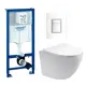 Комплект инсталляция с унитазом Grohe 681381 цвет белый