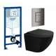Комплект инсталляция с унитазом Grohe 639893 цвет черный
