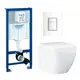 Комплект инсталляция с унитазом Grohe 681389 цвет белый