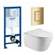 Комплект инсталляция с унитазом Grohe 639666 цвет белый