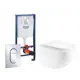 Комплект инсталляция с унитазом Grohe 553399 цвет белый