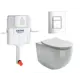 Комплект инсталляция с унитазом Grohe 535226 цвет белый