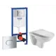 Комплект инсталляция с унитазом Grohe 512462 цвет белый