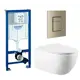Комплект инсталляция с унитазом Grohe 639954 цвет белый