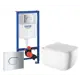 Комплект инсталляция с унитазом Grohe 512468 цвет белый