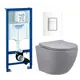 Комплект инсталляция с унитазом Grohe 681429 цвет серый