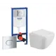 Комплект инсталляция с унитазом Grohe 512472 цвет белый