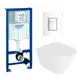 Комплект инсталляция с унитазом Grohe 681433 цвет белый