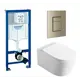 Комплект инсталляция с унитазом Grohe 639965 цвет белый