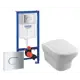 Комплект инсталляция с унитазом Grohe 512483 цвет белый