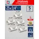 Тройник комбинированный СТМ Пласт 3/4"x25 мм ВР полипропилен 5 шт CPTF2534K05