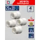 Муфта переходная СТМ Пласт 25x20 мм полипропилен 4 шт CPSR2520K04