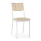 Стул Woodville 587518 35x84x51 см искусственная кожа цвет бежевый