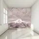 Фотообои флизелиновые Фотообоикин Горы и сакура 3д 300x271 см