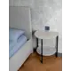 Журнальный столик фигурный Festival 44.5x33.5x54.5 см серый / серебристый