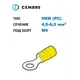 Наконечник для кабеля Cembre cmbGP-M6 4-6 мм2 М6 100 шт