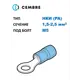Наконечник для кабеля Cembre cmbBKY-M5 1,5-2,5 мм2 М5 100 шт