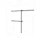 Комплект гардеробной системы Holl system 0-7 200x200x40 см цвет серый