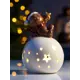 Светящаяся электрическая фигура Luazon lighting Медвежонок на шаре 10502253 разноцветный