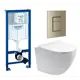 Комплект инсталляция с унитазом Grohe 639977 цвет белый