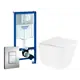 Комплект инсталляция с унитазом Grohe 570607 цвет белый