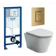 Комплект инсталляция с унитазом Grohe 639736 цвет белый