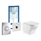 Комплект инсталляция с унитазом Grohe 513273 цвет белый