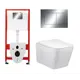 Комплект инсталляция с унитазом Tece 425722 цвет белый