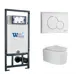 Комплект инсталляция с унитазом Weltwasser 542001 цвет белый