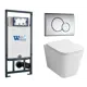 Комплект инсталляция с унитазом Weltwasser 529970 цвет белый