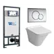 Комплект инсталляция с унитазом Weltwasser 529971 цвет белый