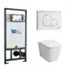 Комплект инсталляция с унитазом Weltwasser 542004 цвет белый