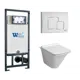 Комплект инсталляция с унитазом Weltwasser 542281 цвет белый