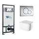 Комплект инсталляция с унитазом Weltwasser 532349 цвет белый
