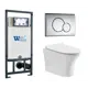 Комплект инсталляция с унитазом Weltwasser 525952 цвет белый