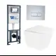 Комплект инсталляция с унитазом Weltwasser 531076 цвет белый