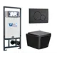 Комплект инсталляция с унитазом Weltwasser 542143 цвет черный
