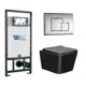Комплект инсталляция с унитазом Weltwasser 542420 цвет черный