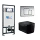 Комплект инсталляция с унитазом Weltwasser 542429 цвет черный