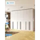 Шкаф распашной Принцесса мелания 320x260x50 см ЛДСП цвет белый