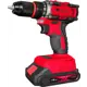Дрель-шуруповерт аккумуляторная бесщеточная Edon UAD-18DBL TSRD00178622, 18 В Li-Ion 2x2 Ач