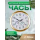 Настенные часы Perfeo PF_D0380 30 см