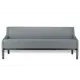 Диван прямой Ramart design Нео 160x66x75 см искусственная кожа цвет серый