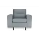 Кресло Ramart design Бруно 94x84x80 см искусственная кожа цвет серый