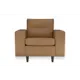 Кресло Ramart design Бруно 94x84x80 см искусственная кожа цвет коричневый