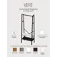 Вешалка напольная Grostat home Vert 69x185x26 см металл цвет белый